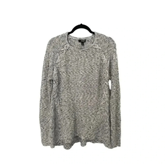 a.n.a Ribbed knit Pullover Crewneck Sweater Women’s‎ Black Size Large - Picture 1 of 8